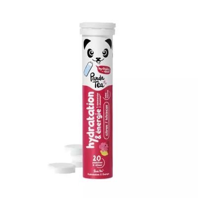 Image Panda tea hydratation hibiscus / citron 20 pastilles
