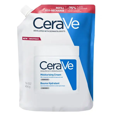 Image Cerave baume hydratant recharge 454 g