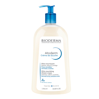 Image Bioderma Atoderm crème de douche 1L