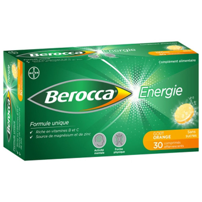 Image Berocca energie effervescent x30 orange